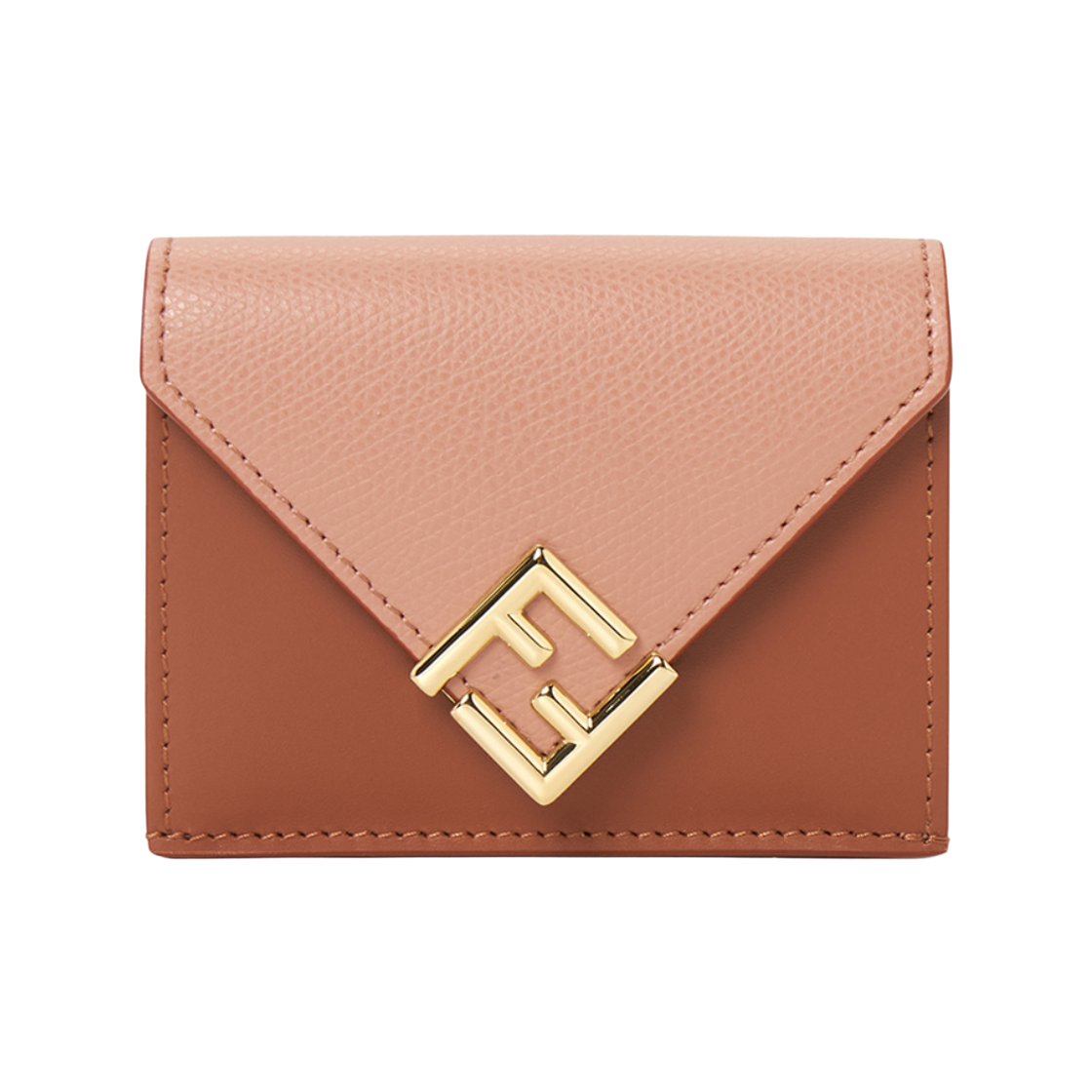 8M0480ALV4F1TWI Fendi FF Diamond Short Wallet Pink