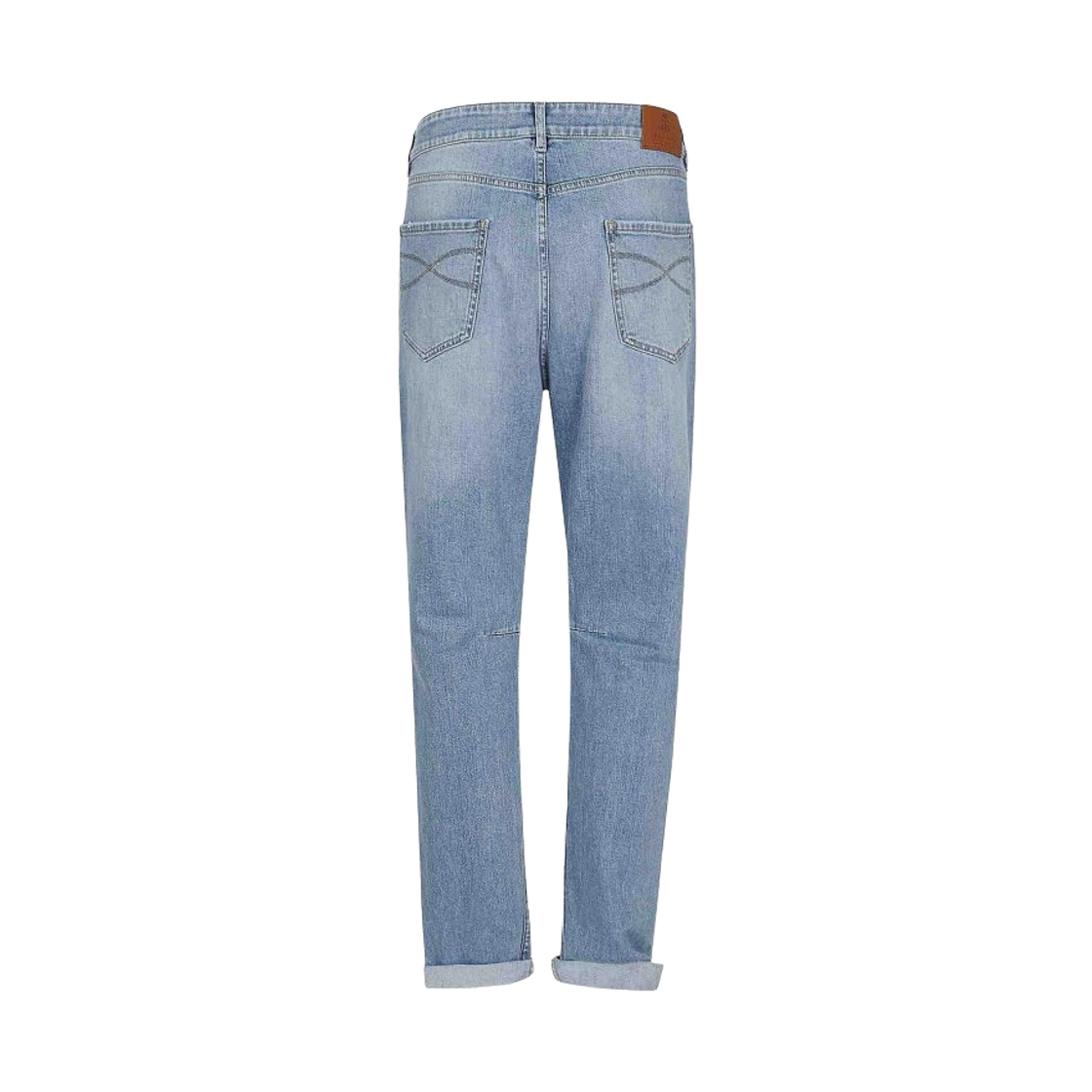 브루넬로 쿠치넬리 백 로고 데님 팬츠 데님(Brunello Cucinelli Back Logo Denim Pants Denim) - 2