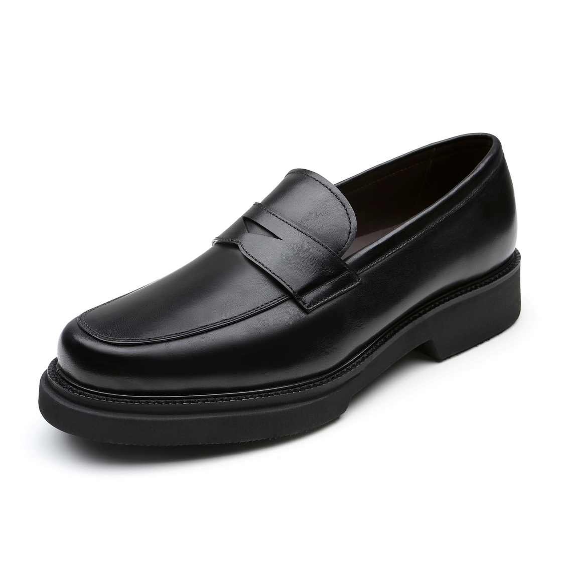 리갈 남성 소프트레더 오버솔 페니로퍼 블랙(REGAL Men’s Soft Leather Oversole Penny Loafers Black) - 3