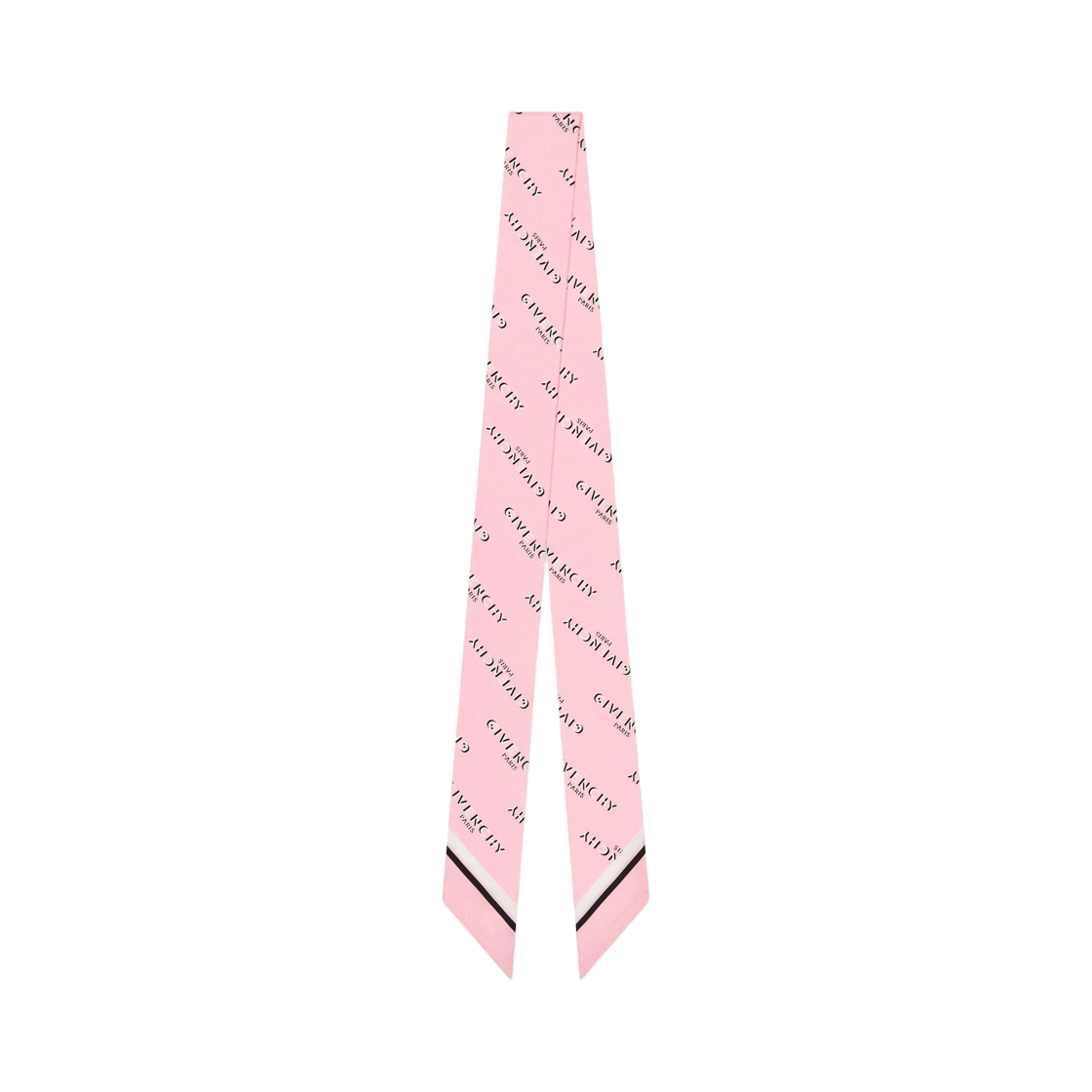 (W) 지방시 실크 쉐도우 바이컬러 방도 라이트 핑크((W) Givenchy Shadow Bicolor Bandeau in Silk Light Pink)