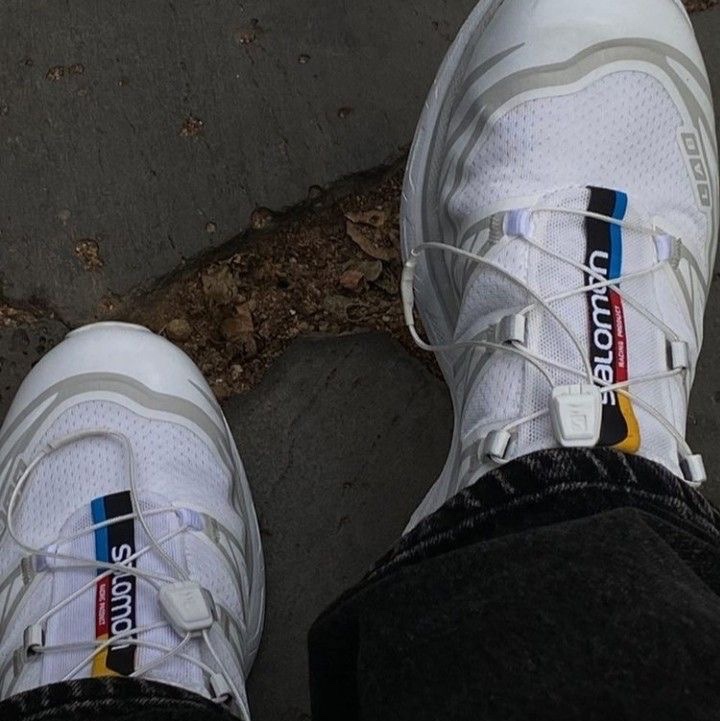 Salomon XT-6 ADV White 착용 스타일 - 1