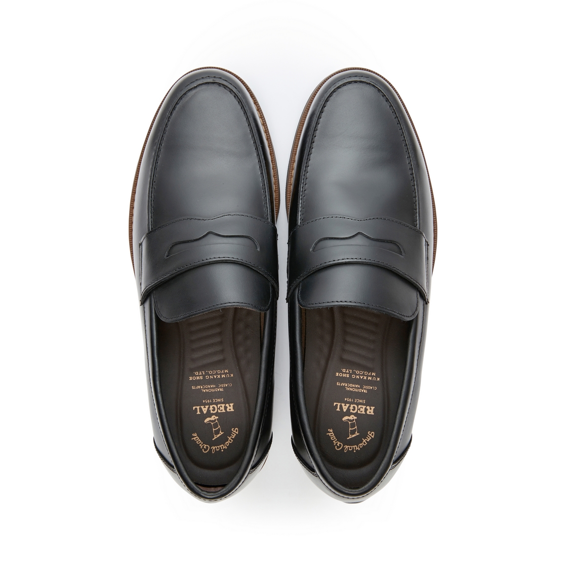 리갈 남성 웰트 포인트 로퍼 블랙(REGAL Men’s Welt-Point Loafers Black) - 4