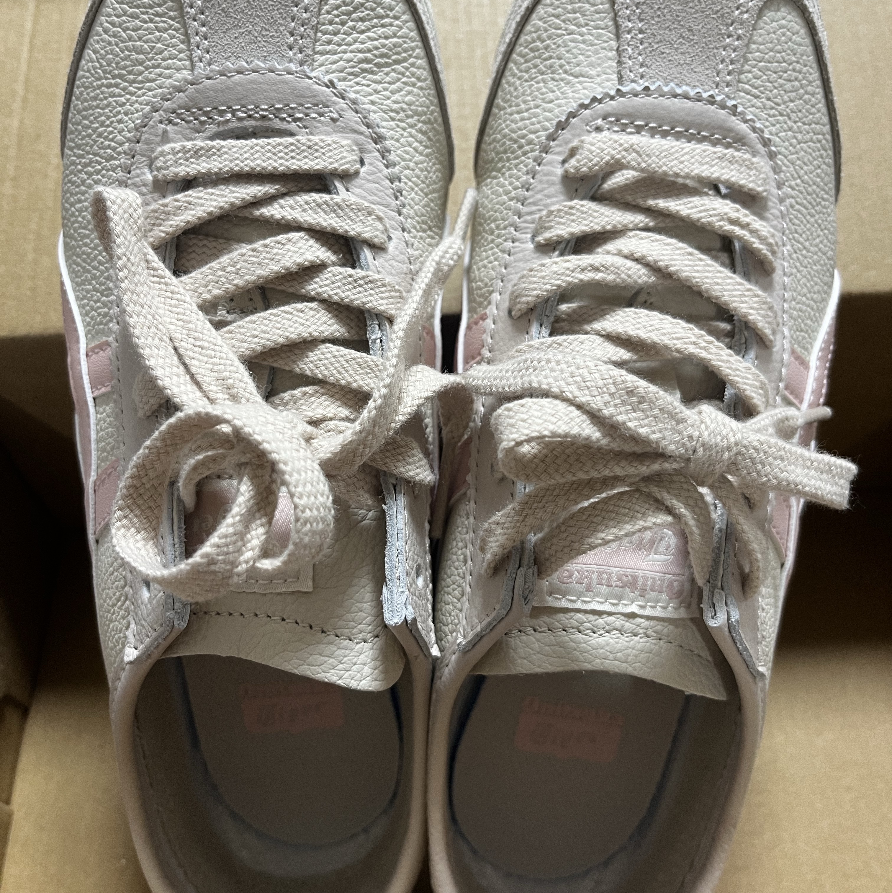 Onitsuka Tiger Mexico 66 Oatmeal Ginger Peach 착용 스타일 - 1