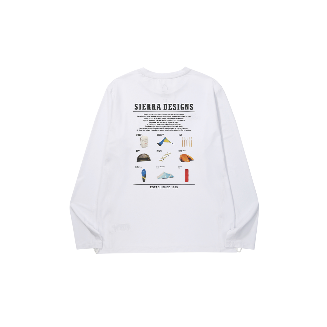 시에라디자인 칠라이트 아스킨 기어 아카이브 롱 슬리브 화이트(SIERRA DESIGNS CHILL LITE Askine Gear Archive Long Sleeve WHITE) - 2