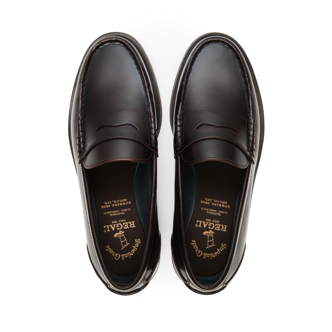 리갈 남성 유광 컴포트 페니로퍼 버건디(REGAL Men’s Glossy Comfort Penny Loafers Burgundy) - 4