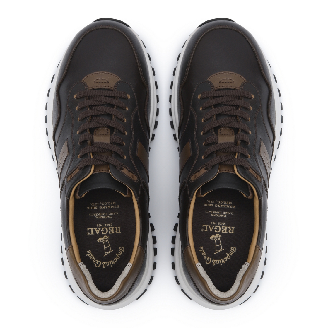 리갈 남성 조거 스니커즈 브라운(REGAL Men’s Jogger Sneakers Brown) - 4