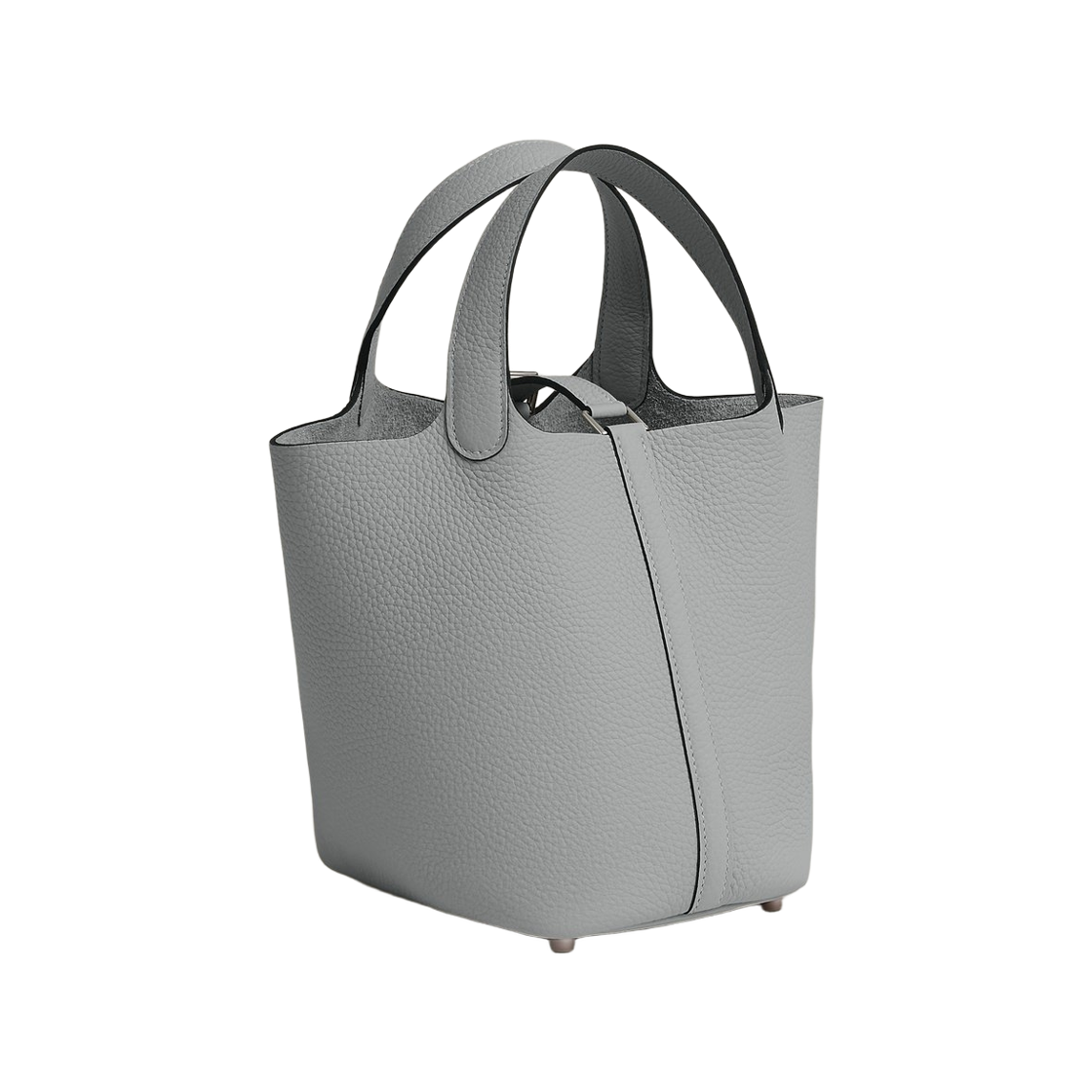 에르메스 피코탄 락 18 백 클레망스 & 팔라듐 하드웨어 그리 팬틴(Hermes Picotin Lock 18 Bag Clemence & Palladium Gris Pantin) - 3