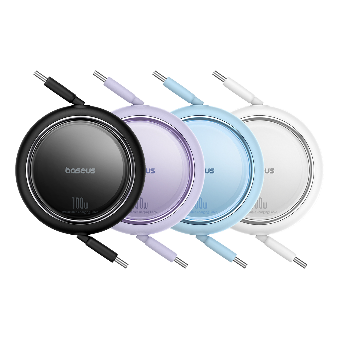 베이스어스 릴 케이블 C타입 초고속 충전 100W 미니 2m