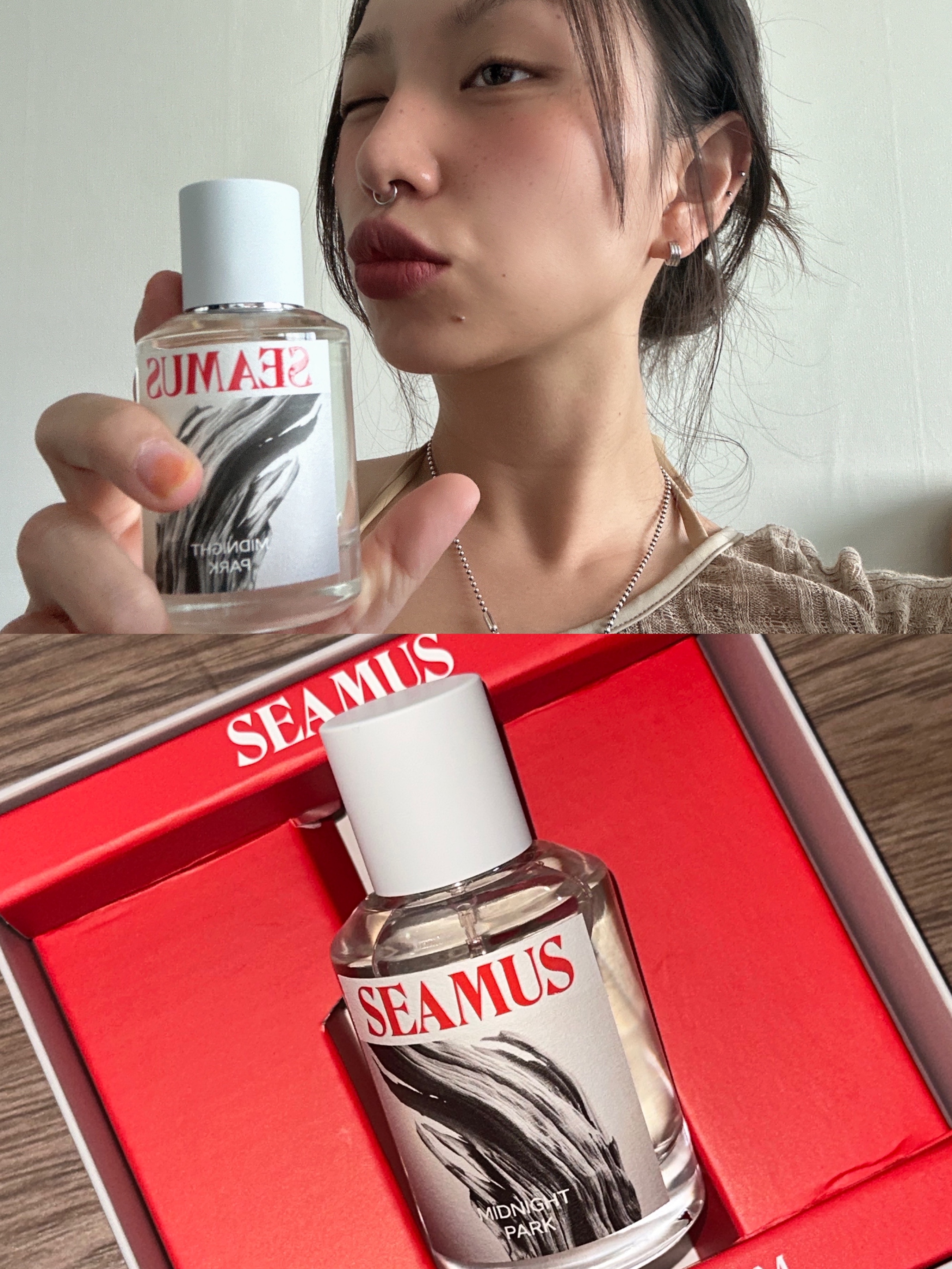 [3% 적립] SEAMUS Signature Eau de Parfum 50ml (6 Options) 착용 스타일 - 1