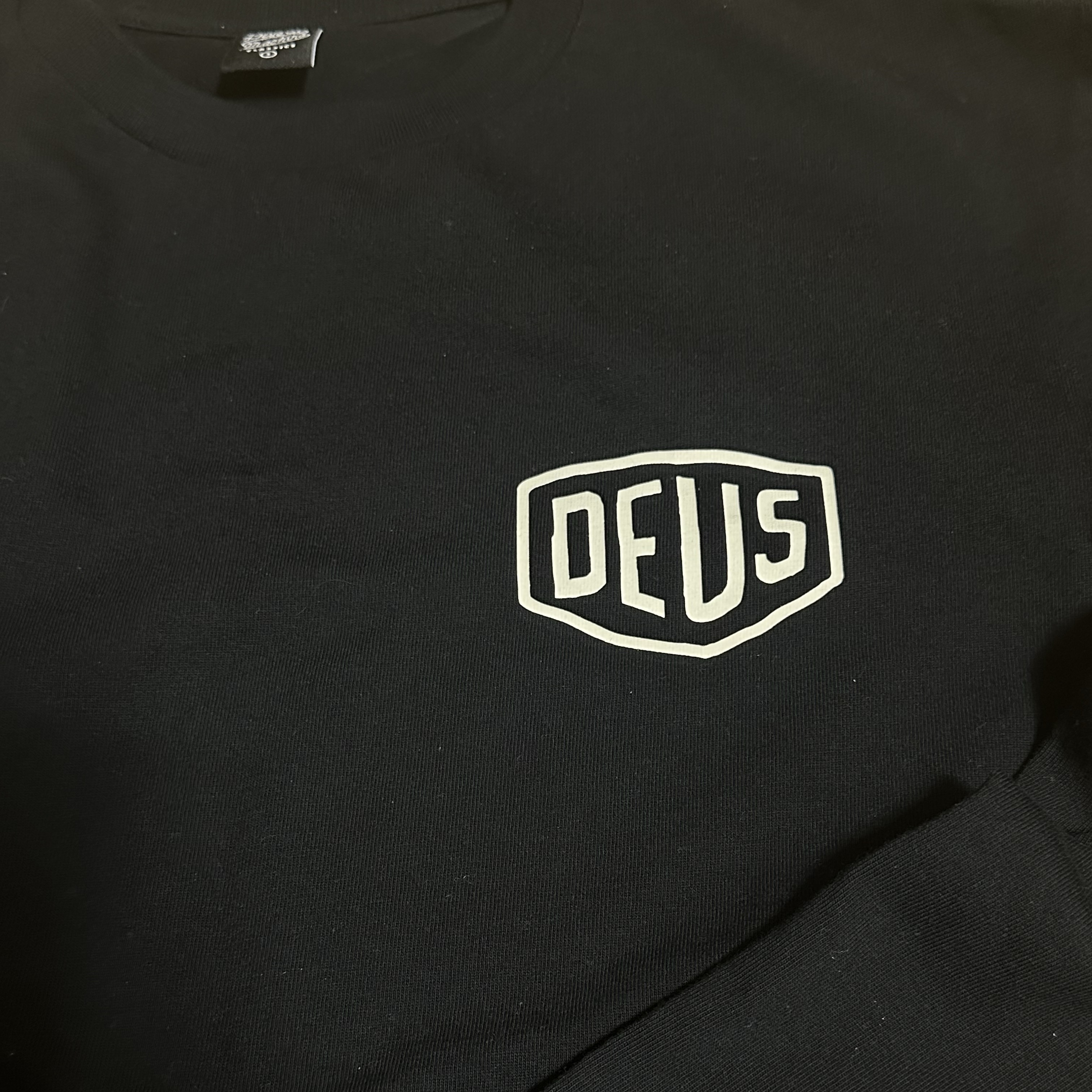 Deus Ex Machina Venice Long Sleeve T-Shirt Black 착용 스타일