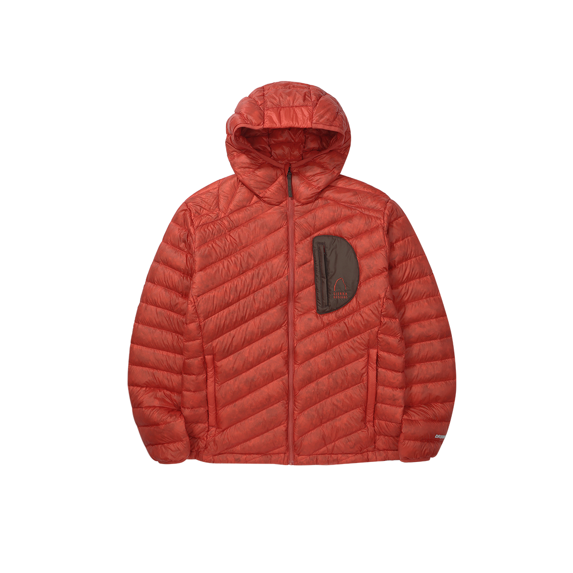 N5321SDJ91RED SIERRA DESIGNS ROSA Lightweight Goose Down Hooded Jacket RED