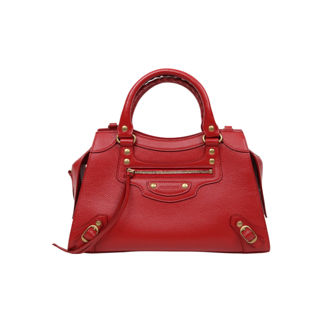 ITF82CO8N9M2 Balenciaga Small Red Neo Classic Tote Bag D-A45716