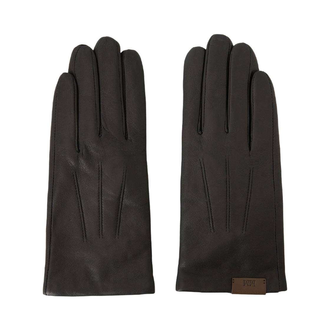 (W) 막스마라 레저 레마 레더 글러브 블랙((W) Max Mara Leisuer Lemma Leather Gloves Black)