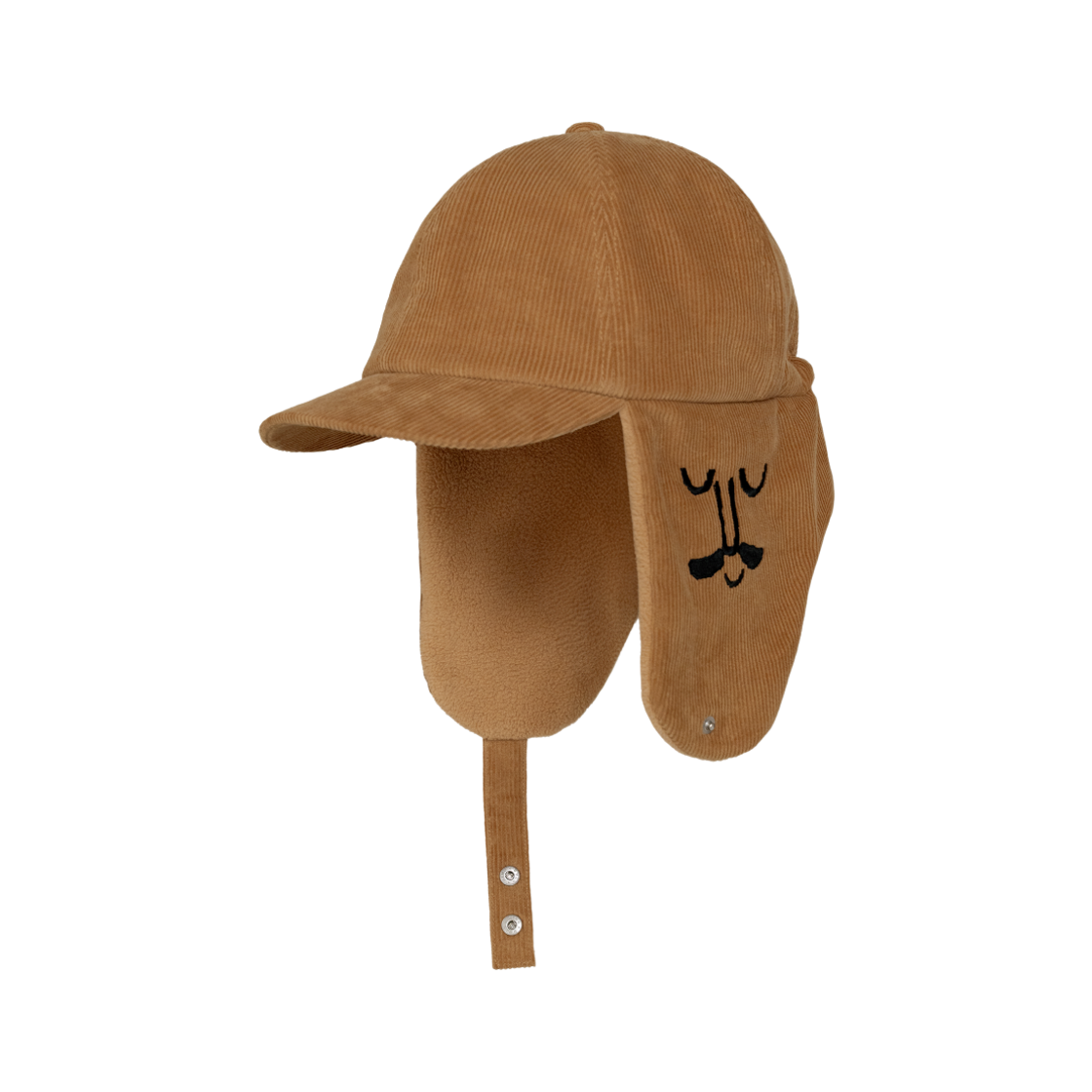 누누 코듀로이 이어머프 캡 카멜(NOUNOU Corduroy Earmuff Cap Camel) - 1