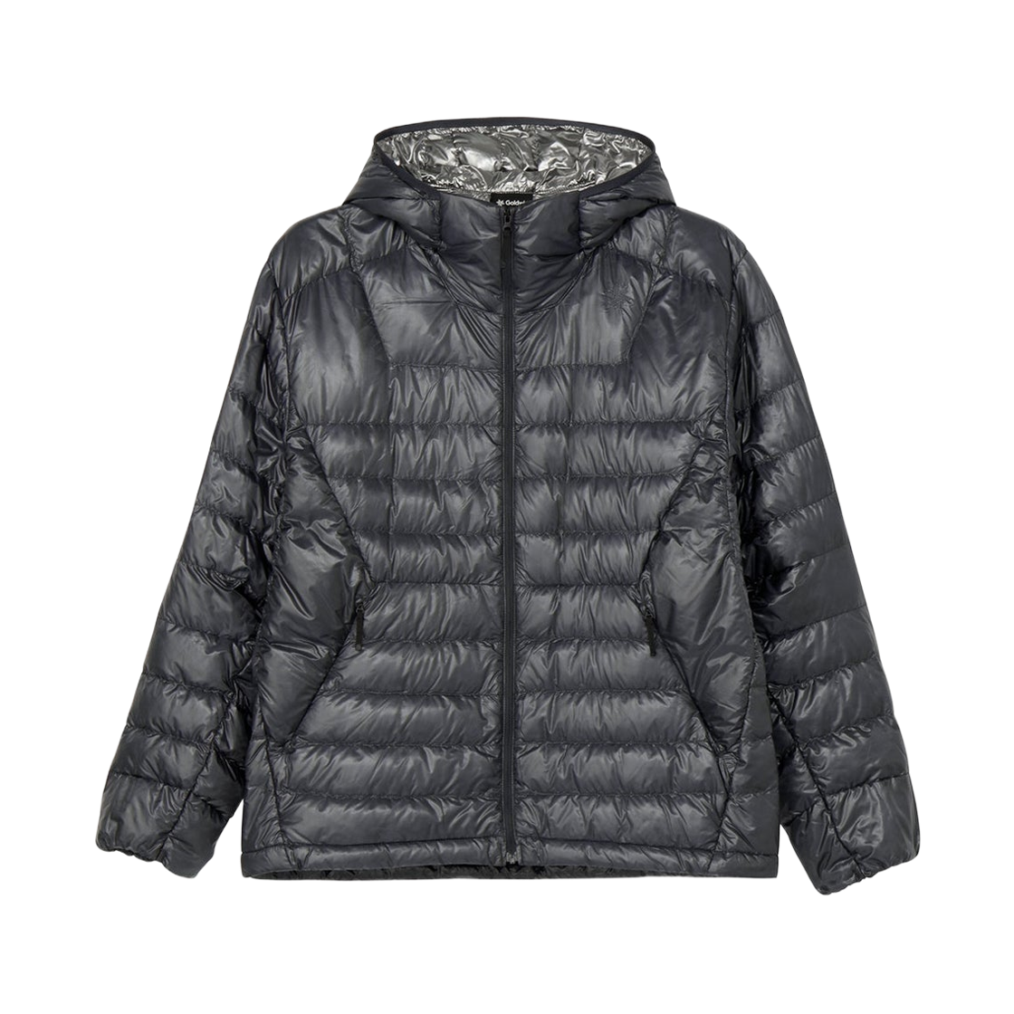 GM25303 Goldwin 1000FP Sputtering Hooded Down Jacket Wolf Gray