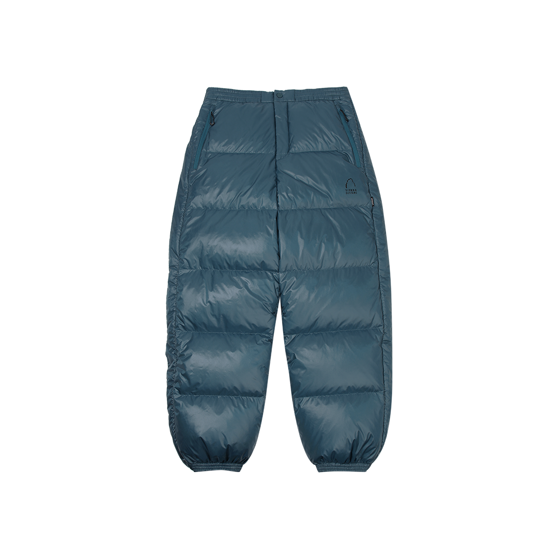 N5421SPTN1BGE SIERRA DESIGNS Get Down Backcountry Goose Down Pants BLUE GREEN