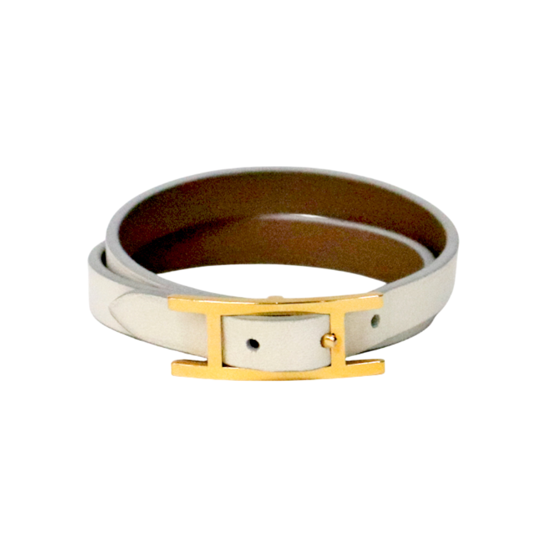 ITUJDDC5P9R2 Hermes T2 Double Strap Bihapi Bracelet C-B45695