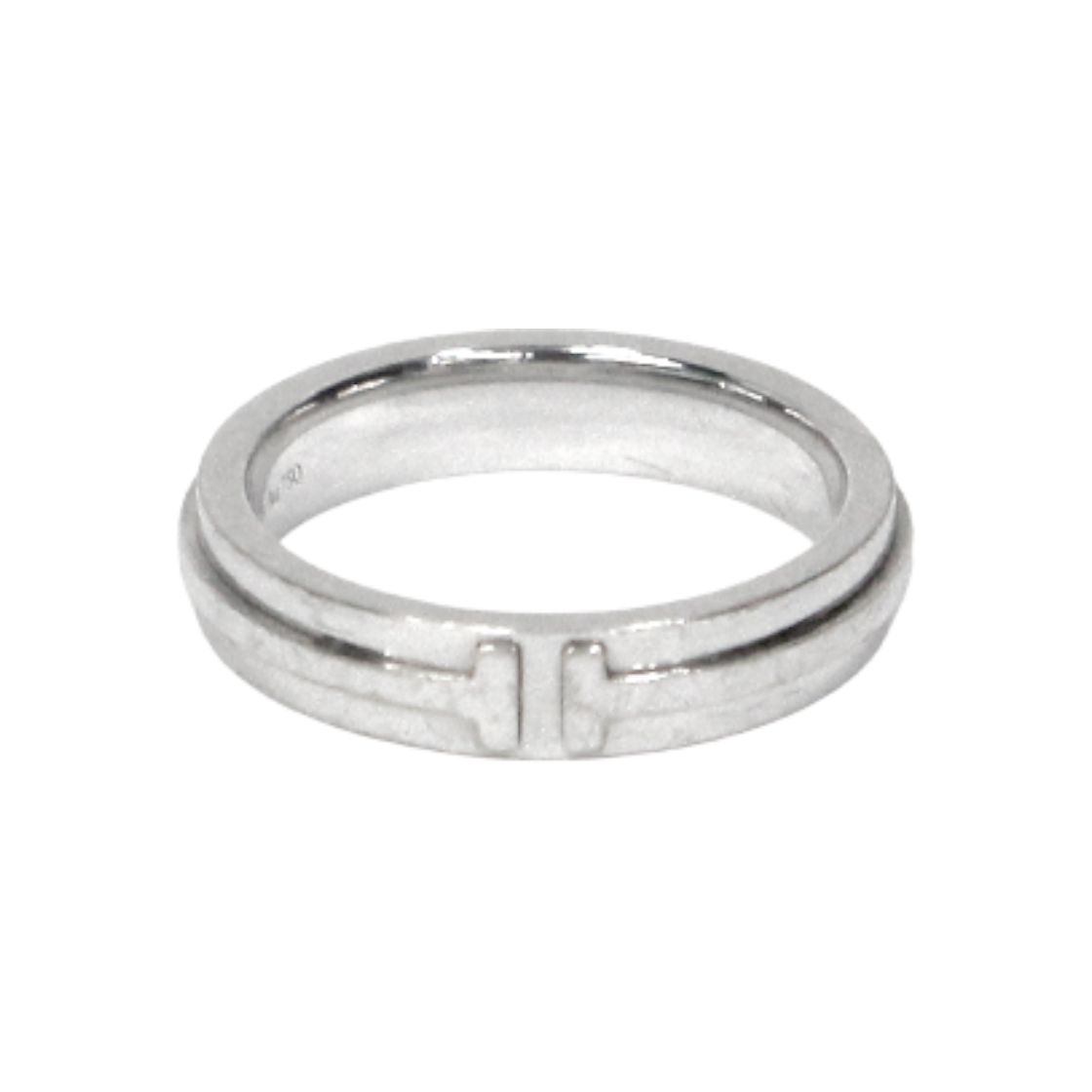 티파니앤코 750 화이트골드 T 네로우 반지 D-B45917(Tiffany & Co. 750 White Gold T Narrow Ring D-B45917)