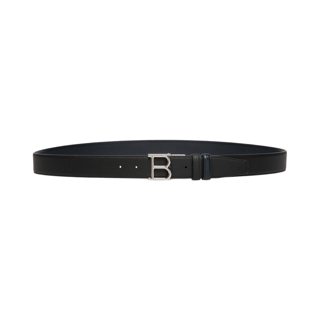 발리 리버시블 어드저스터블 레더 벨트 블랙(Bally Reversible and Adjustable Belt in Leather Black)