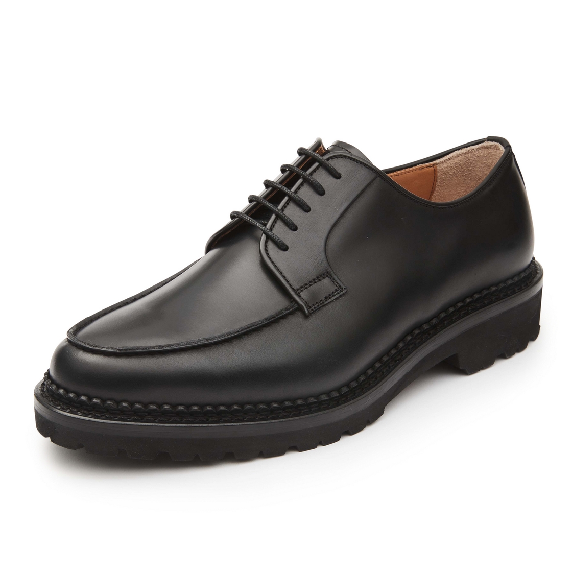 리갈 남성 굿이어 U팁 더비 슈즈 블랙(REGAL Men’s Goodyear U-Tip Derby Shoes Black) - 3