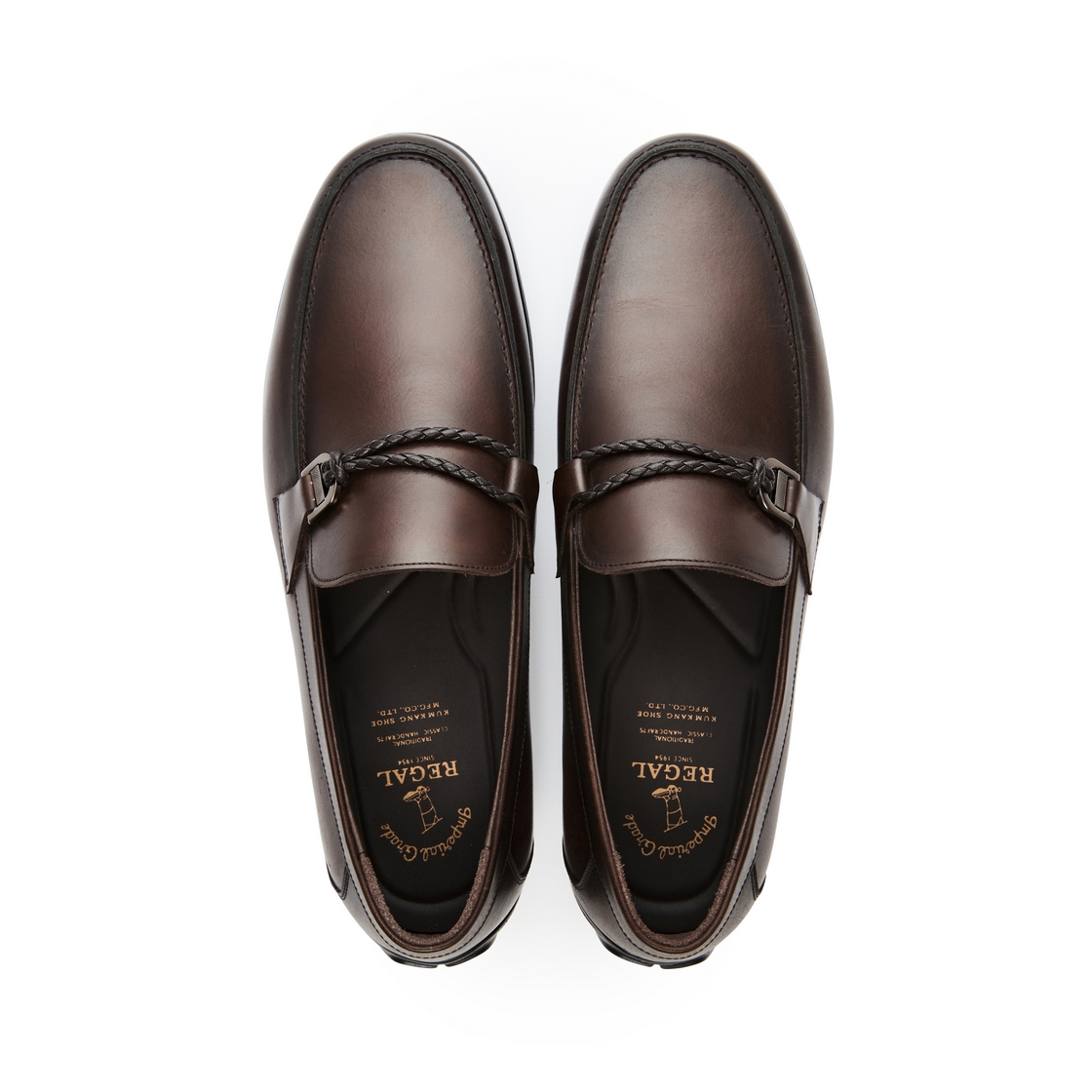 리갈 남성 장식 드라이빙 로퍼 브라운(REGAL Men’s Decorated Driving Loafers Brown) - 4