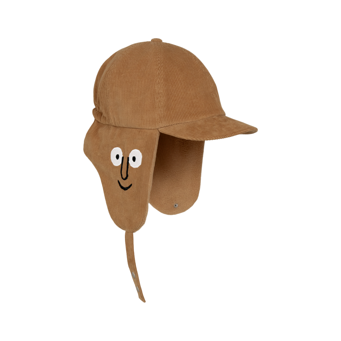 누누 코듀로이 이어머프 캡 카멜(NOUNOU Corduroy Earmuff Cap Camel) - 2
