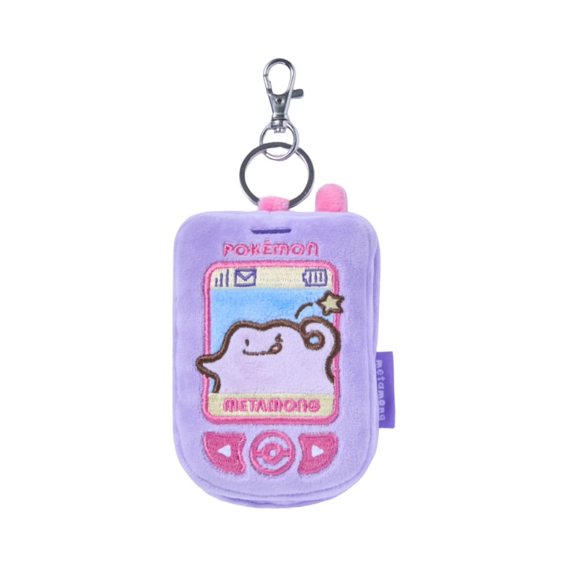 포켓몬 스토어 말랑말랑 메타몽의 하루 핸드 미러 키링(Pokemon Store Squishy Ditto's Day Hand Mirror Keyring)