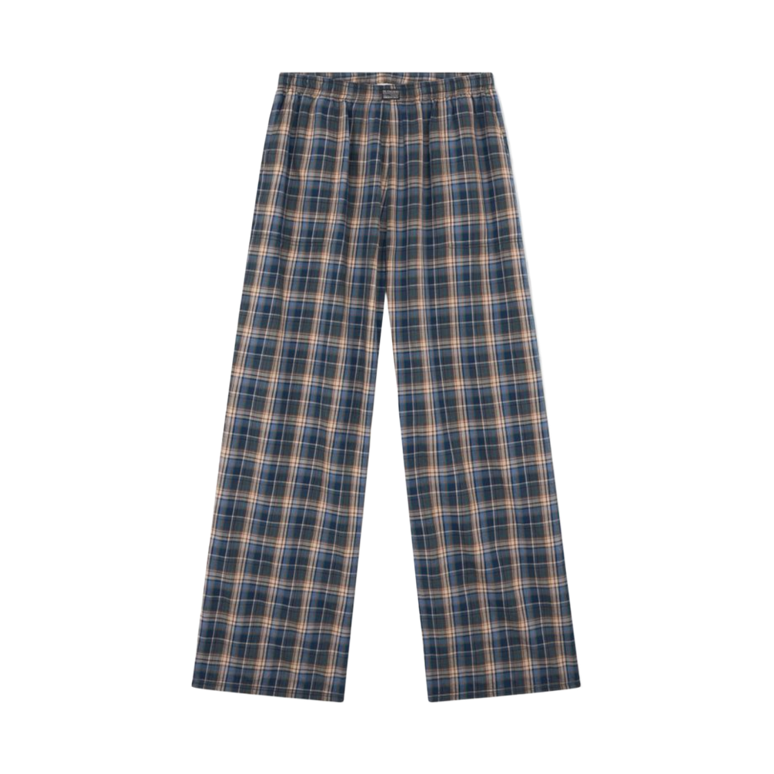 ERL 플레어드 커튼 와이드 레그 팬츠 블루(ERL Flared Curtain Wide Leg Pants Blue)