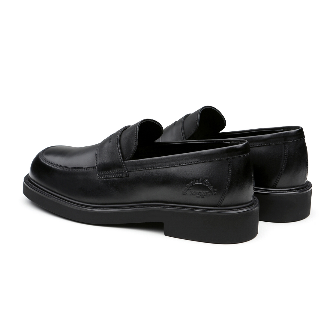 리갈 남성 스퀘어토 로퍼 블랙(REGAL Men’s Square-Toe Loafers Black) - 5