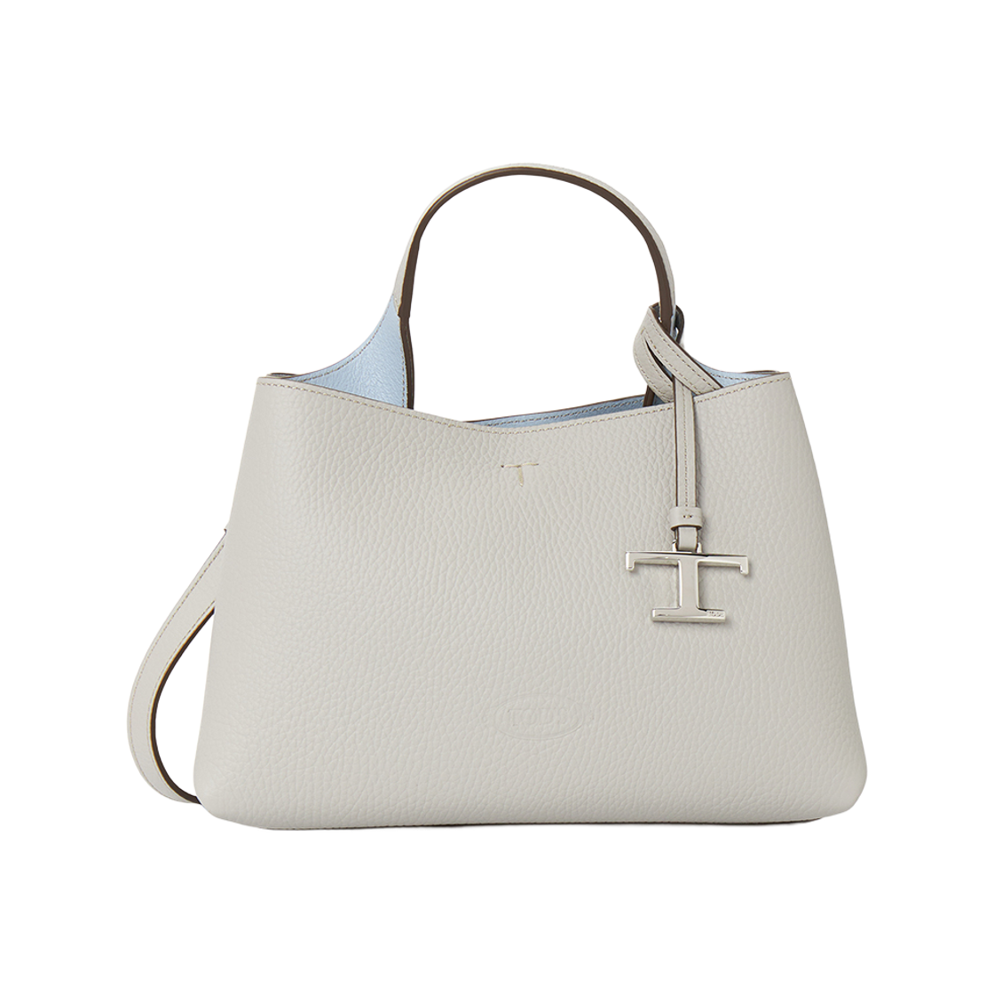 XBWAPAEL000QRI4L15 Tod's Bag in Leather Micro Grey