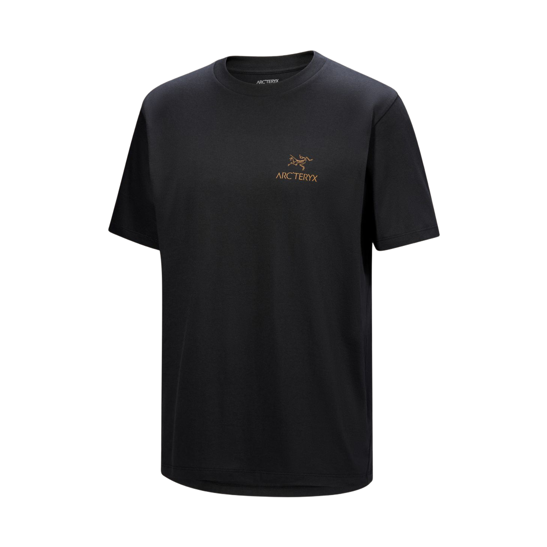 9535 Arc'teryx Kragg SL Cotton Bird Word SS T-Shirt 24K Black