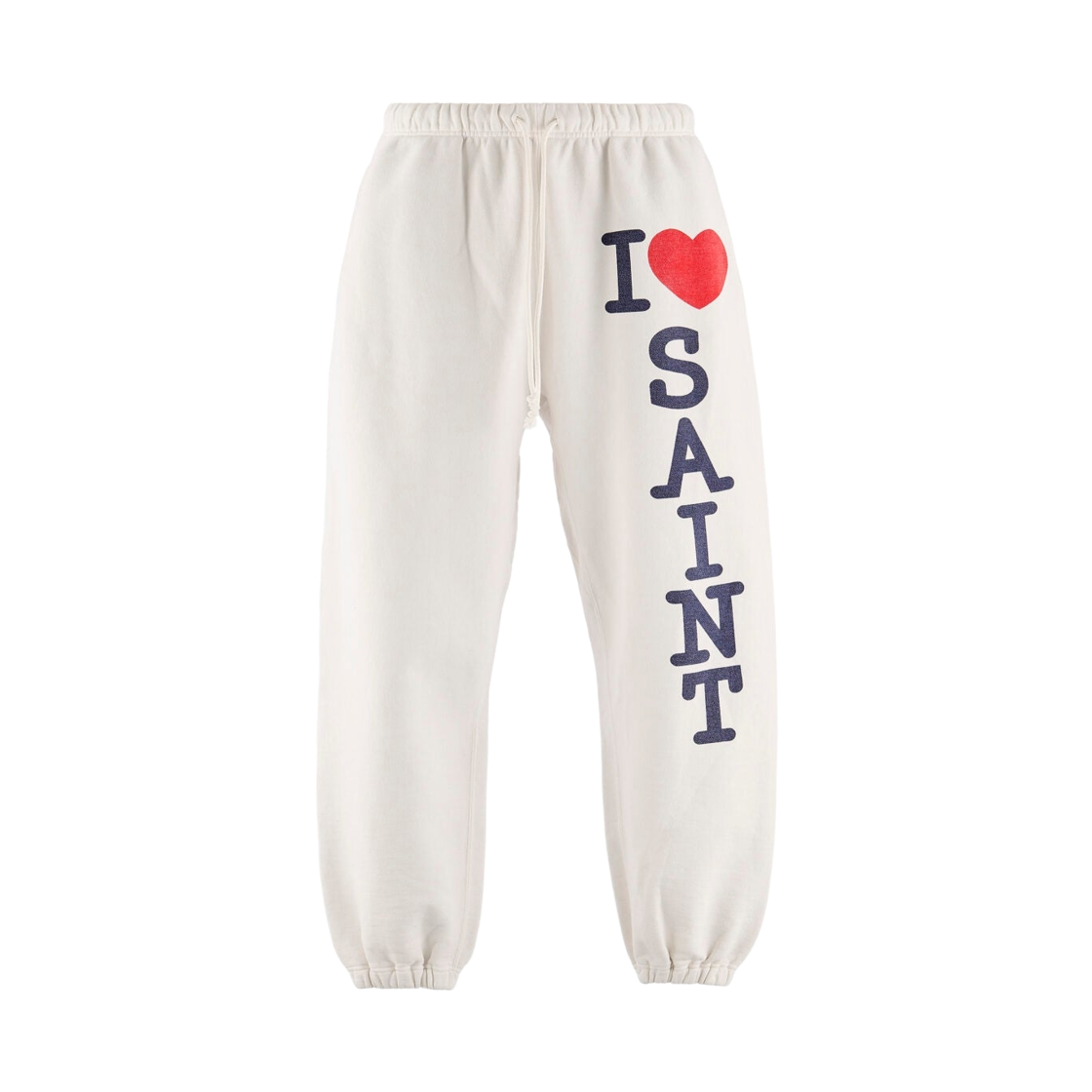 - Saint Mxxxxxx Sweat Pants I Love Saint White - 26SS