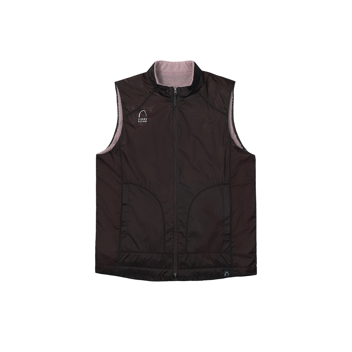 N5321SPV11BUG SIERRA DESIGNS MOSS Polartec Alpha Direct 90 Reversible Vest BURGUNDY