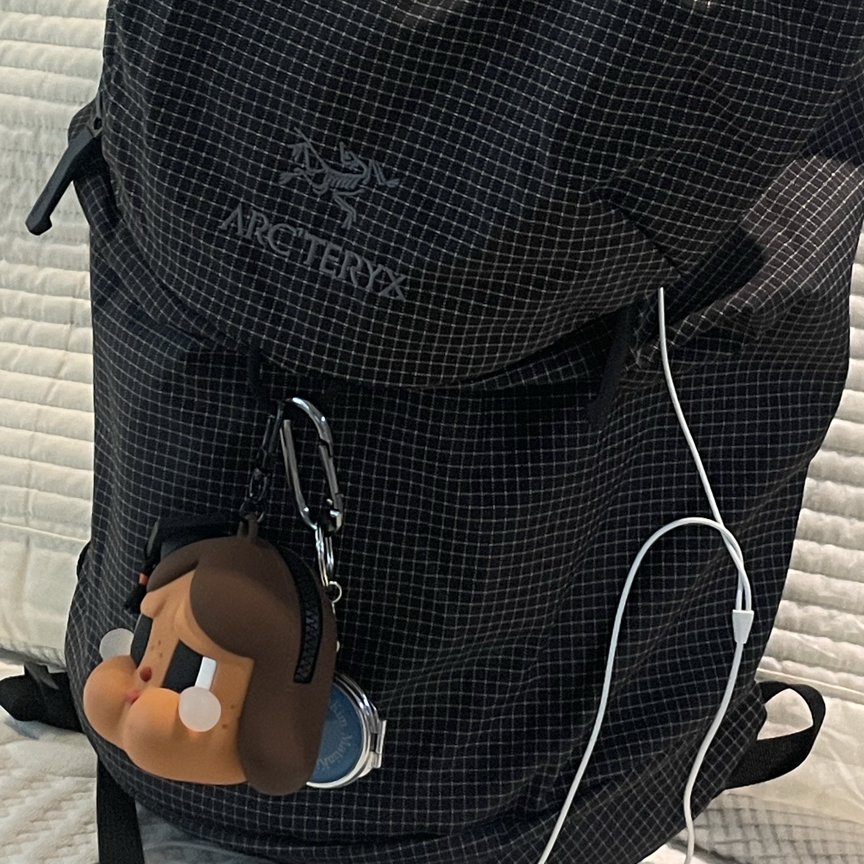 Arc'teryx Konseal 15 Backpack Black 착용 스타일