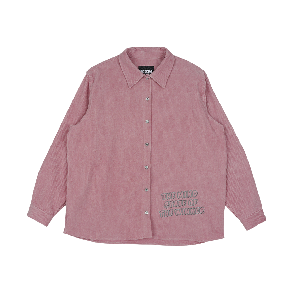 케이지엠 스마일 타임 셔츠 핑크