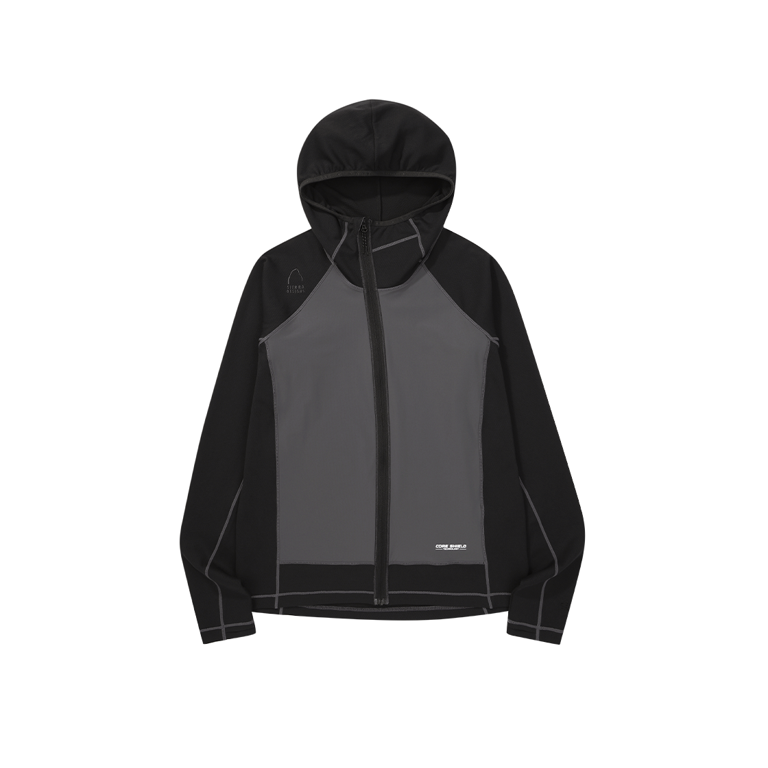 N5321SKT71BLK [6% 적립] SIERRA DESIGNS ROSA Deltapic Core Shield Zip-up Hoodie BLACK