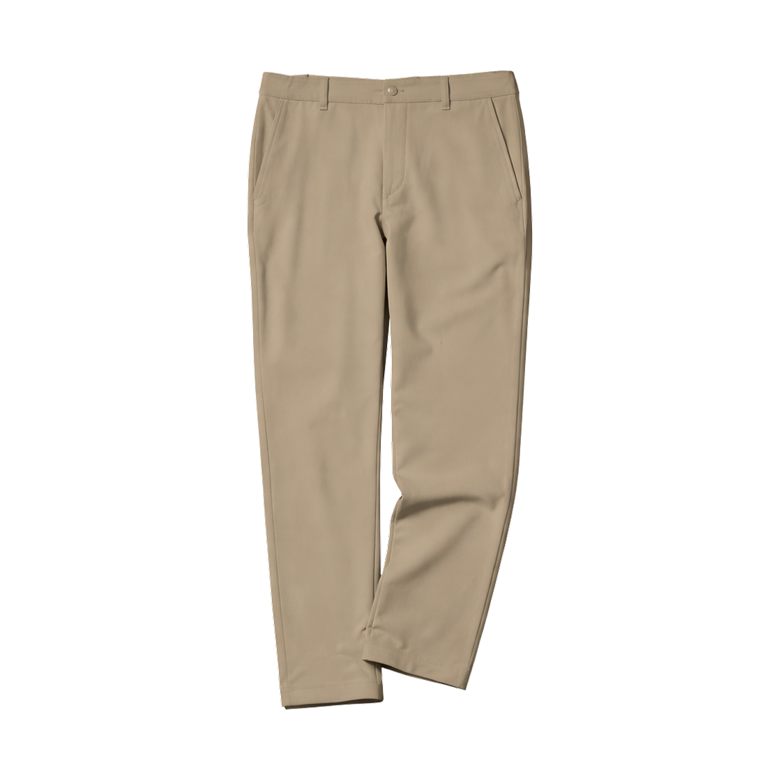 479373-32 Uniqlo Warm Stretch Pants Tall Beige - JP