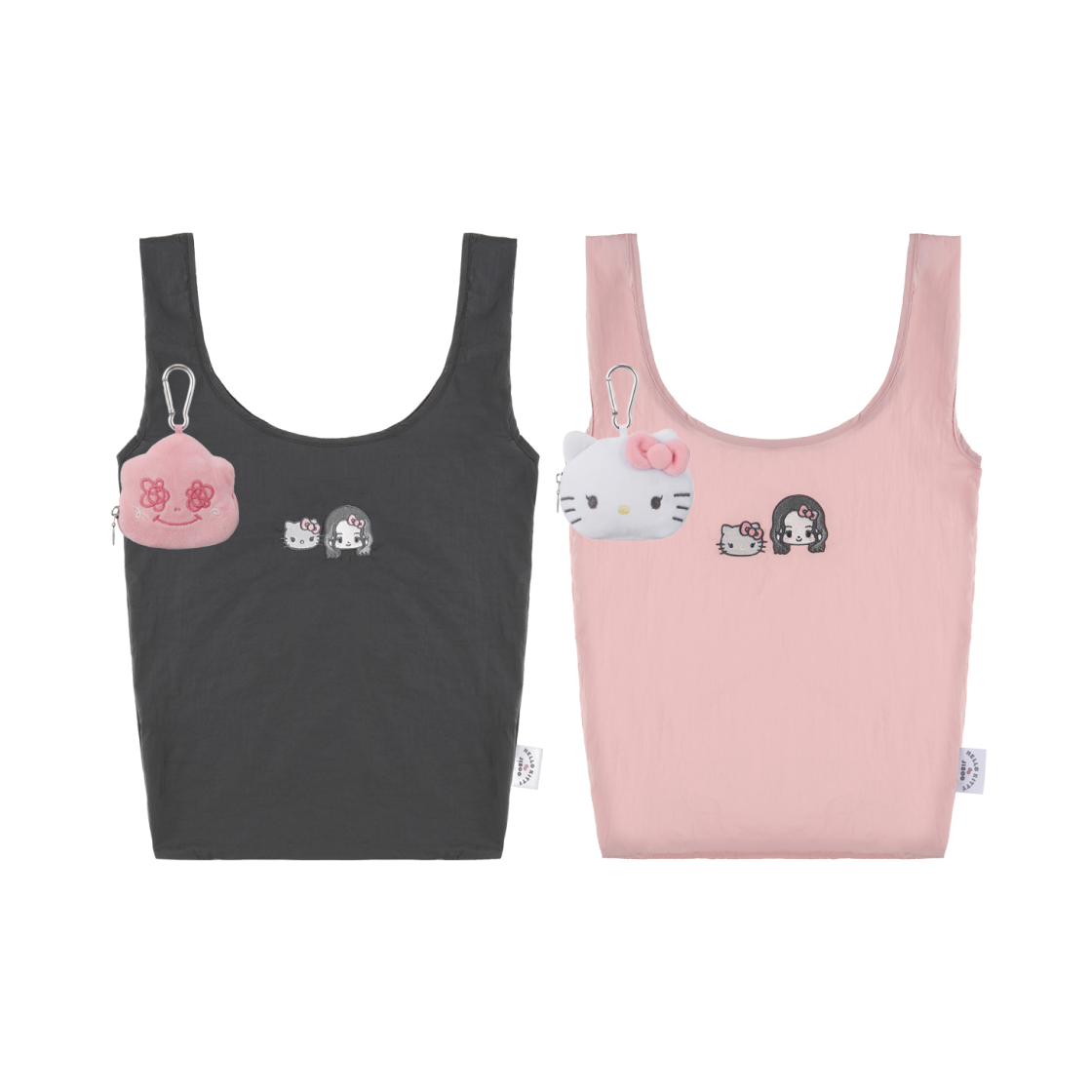 [헬로키티 x 지수] 폴더블 백([HELLO KITTY x JISOO] Foldable Bag)