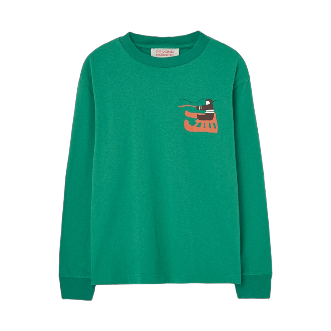 F25215-057-GC (Kids) TAO Dog Long Sleeve T-Shirt Bright Green