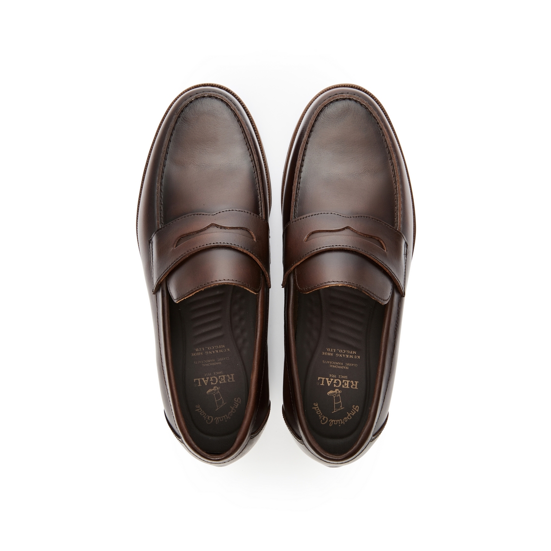 리갈 남성 웰트 포인트 로퍼 브라운(REGAL Men’s Welt-Point Loafers Brown) - 4
