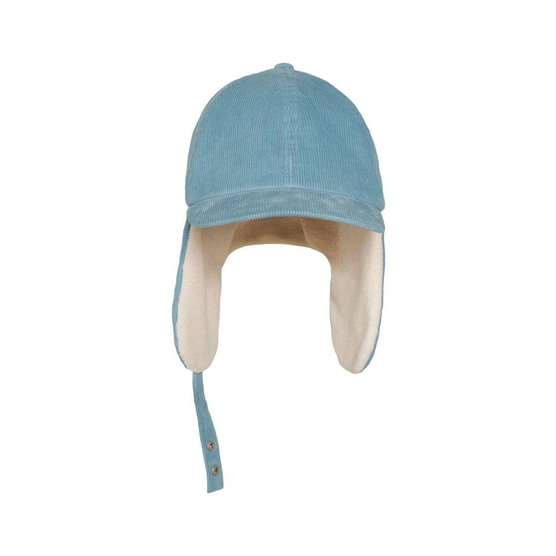 누누 코듀로이 이어머프 캡 블루(NOUNOU Corduroy Earmuff Cap Blue) - 3