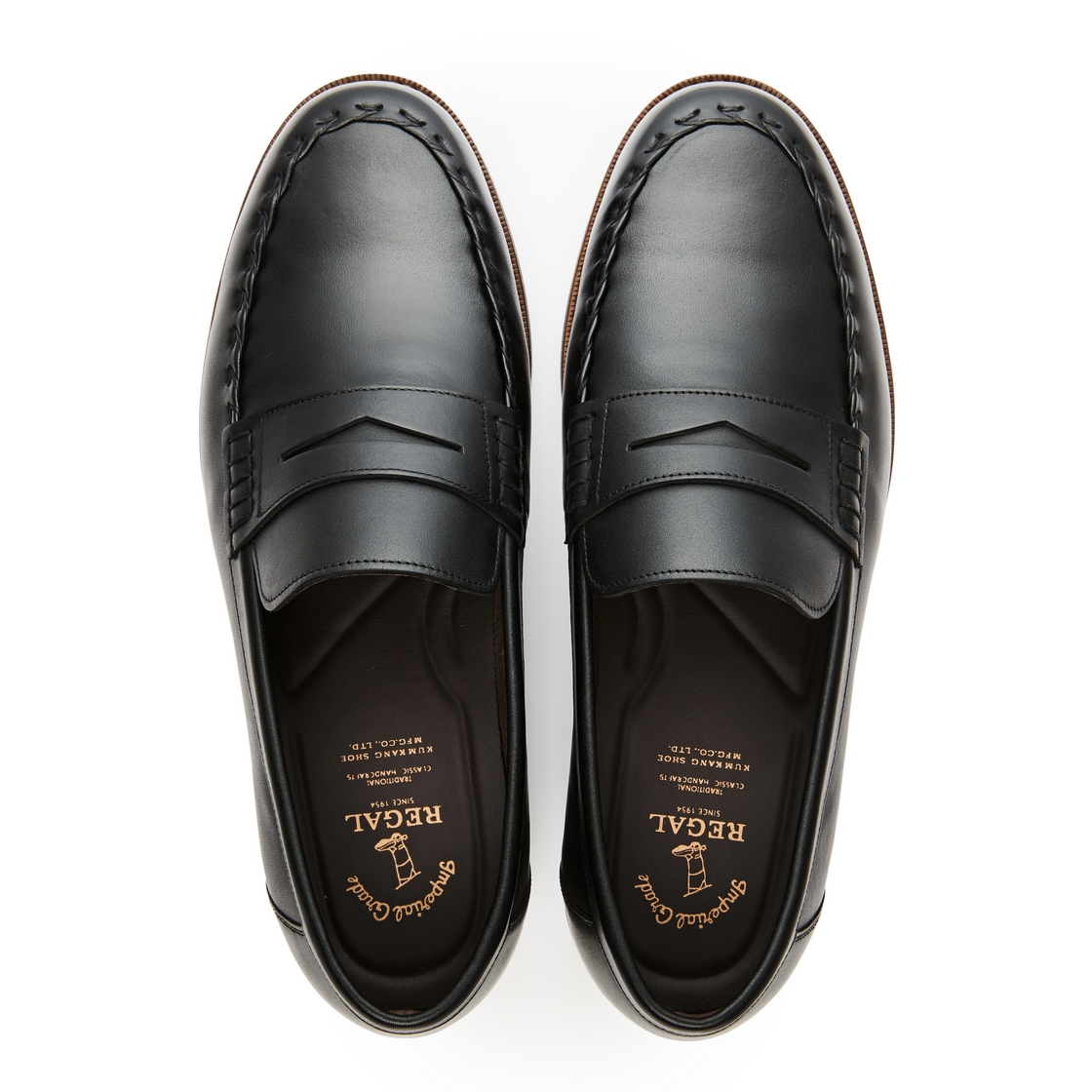 리갈 남성 세미 클래식 로퍼 블랙(REGAL Men’s Semi-Classic Loafers Black) - 4