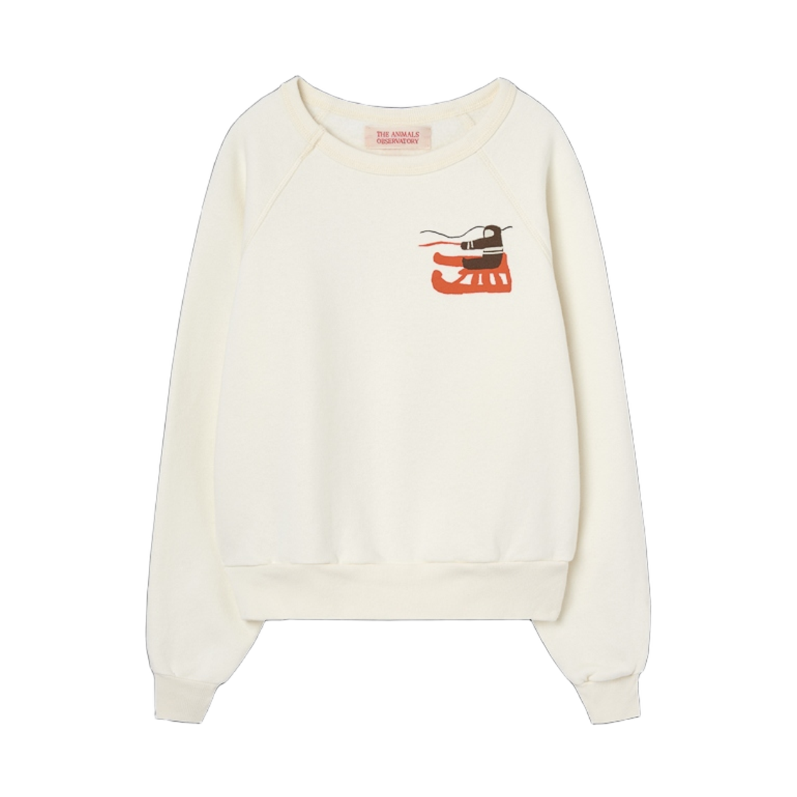 F25204-221-GC (Kids) TAO Shark Sweatshirt Raw White