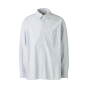 Uniqlo C Broadcloth Oversized Long Sleeve Shirt Green