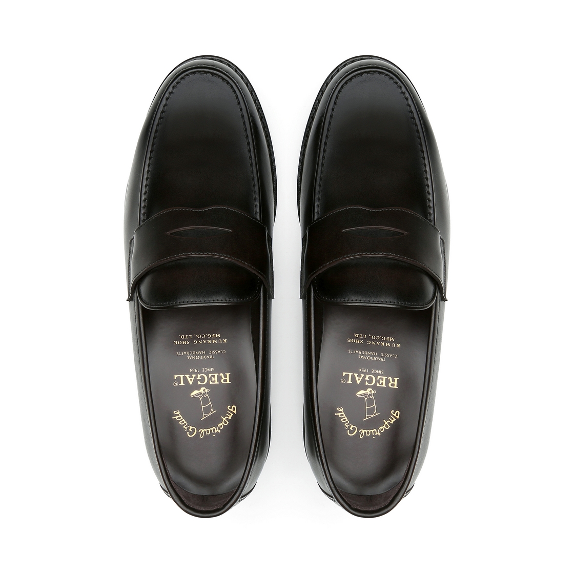 리갈 남성 경량 굿이어웰트 페니로퍼 브라운(REGAL Men’s Lightweight Goodyear Welt Penny Loafers Brown) - 4