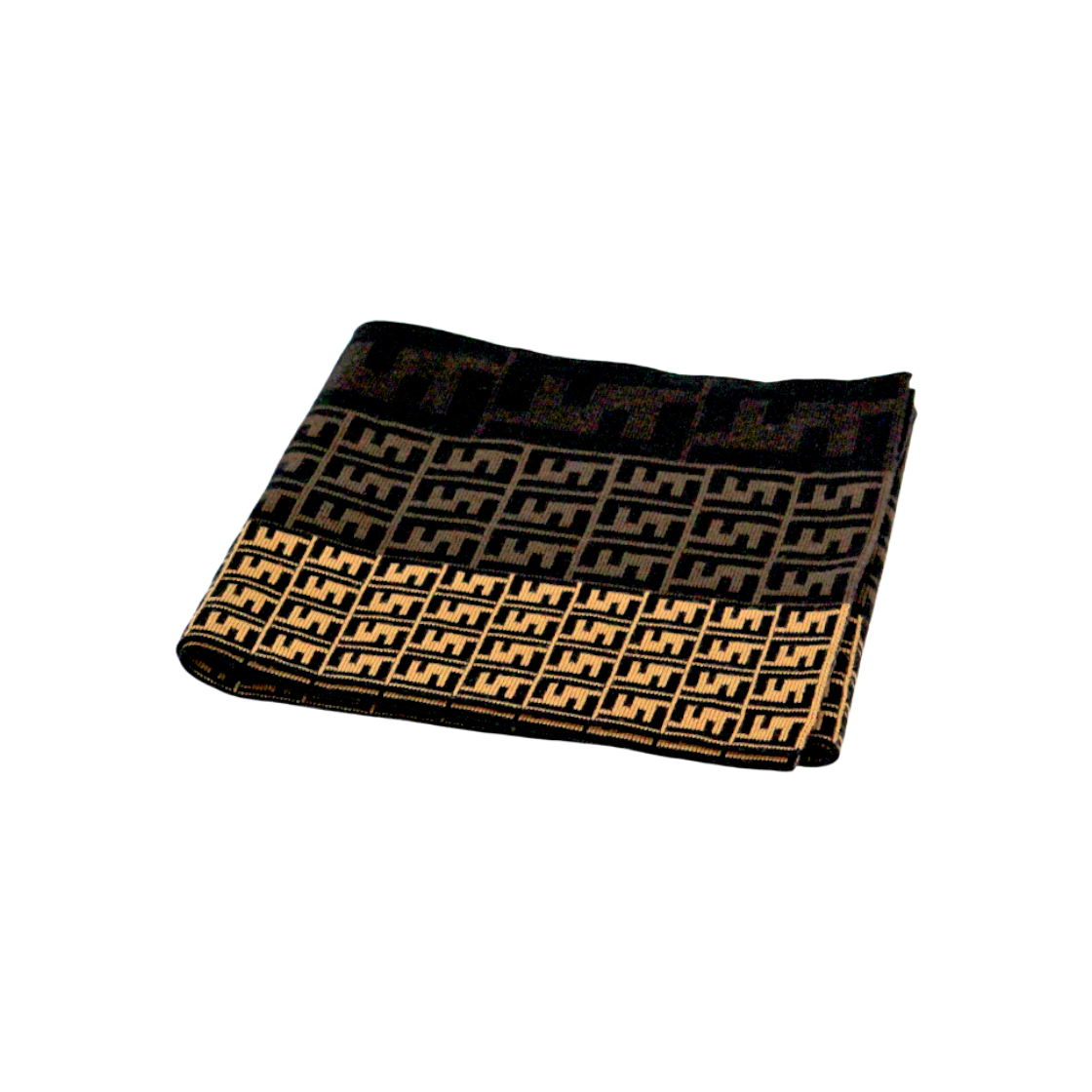 ITQQ9VQUDF8D Fendi Brown Scarf A-B37047