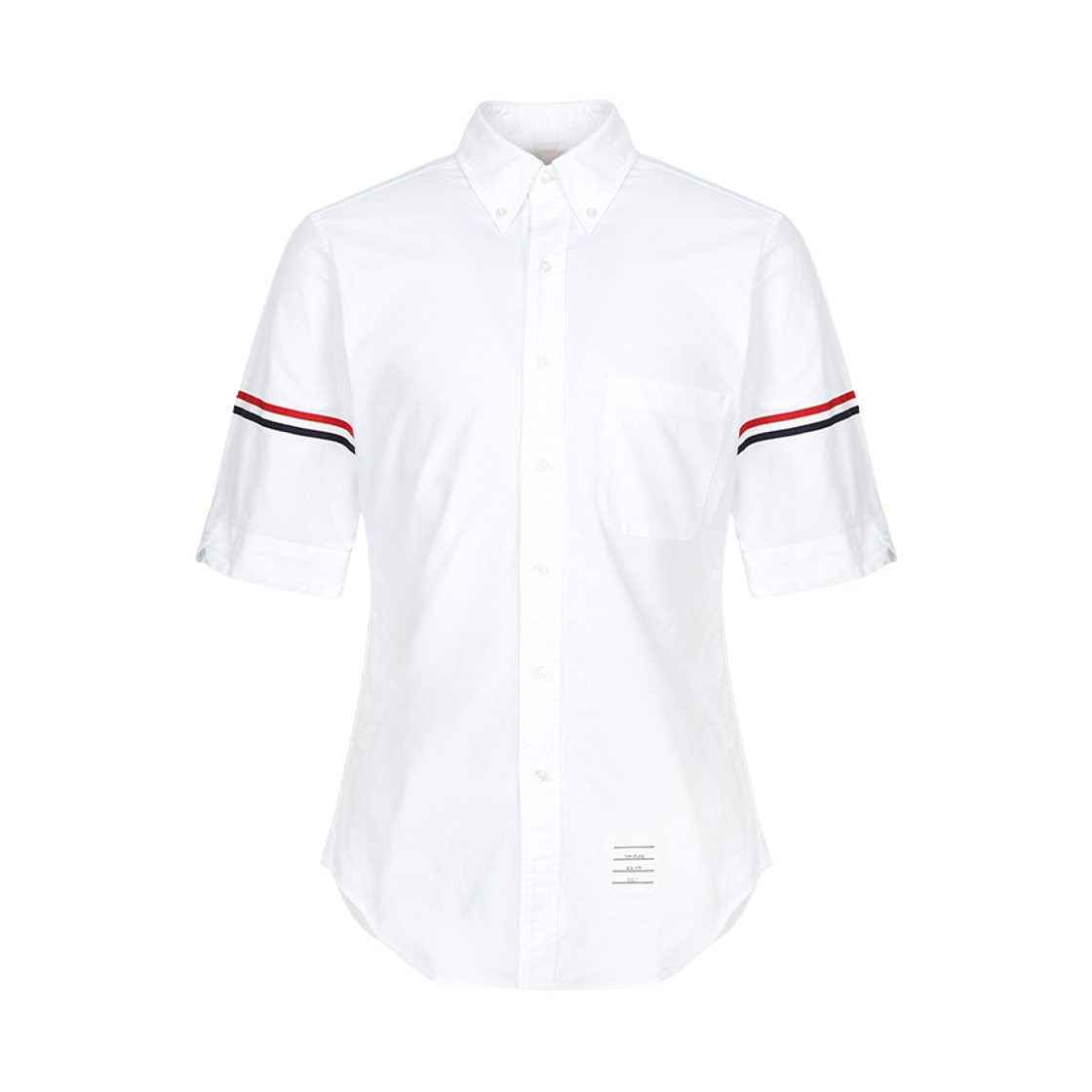 MWS242A-F0313-100 Thom Browne Oxford Armband Shirt White