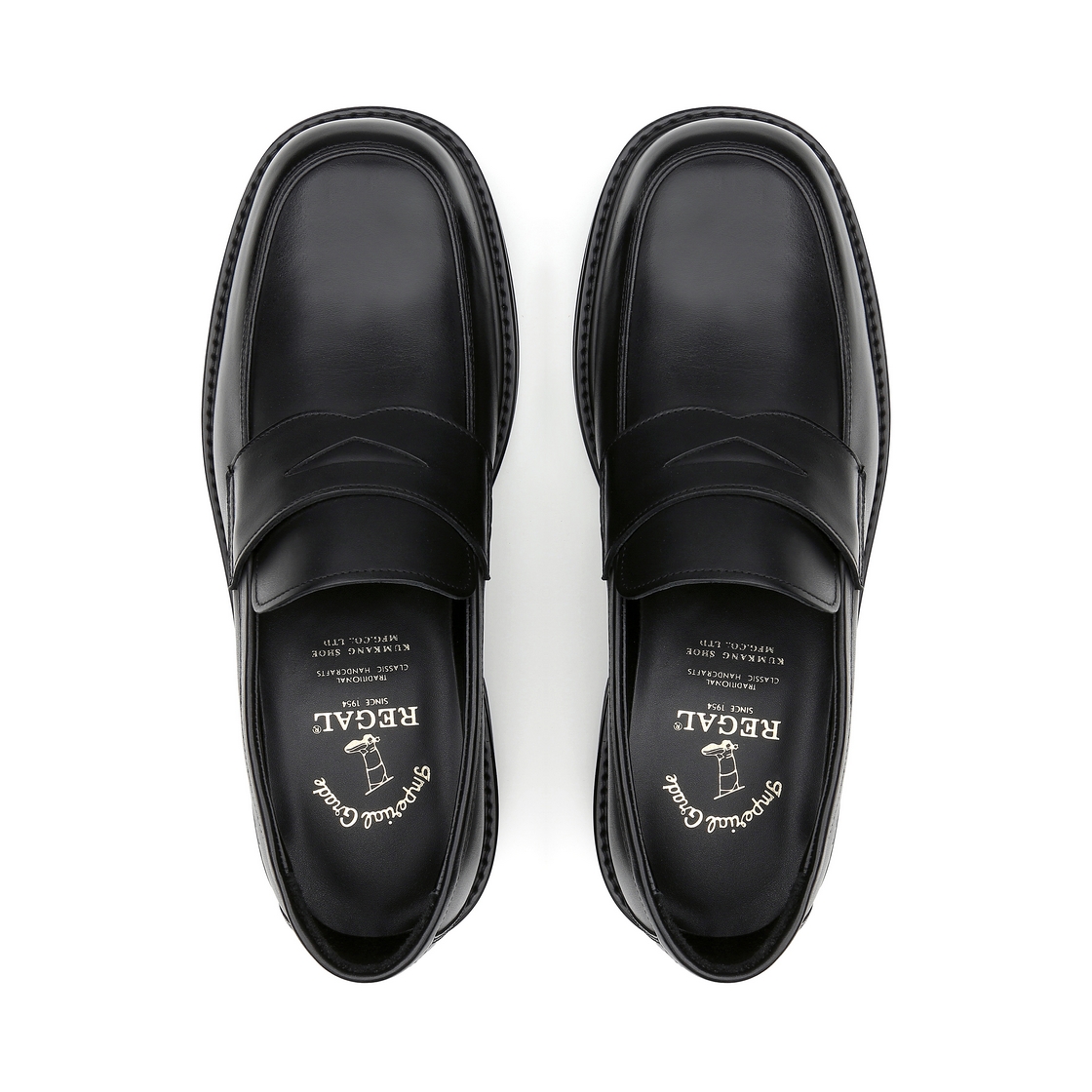 리갈 남성 스퀘어토 로퍼 블랙(REGAL Men’s Square-Toe Loafers Black) - 4