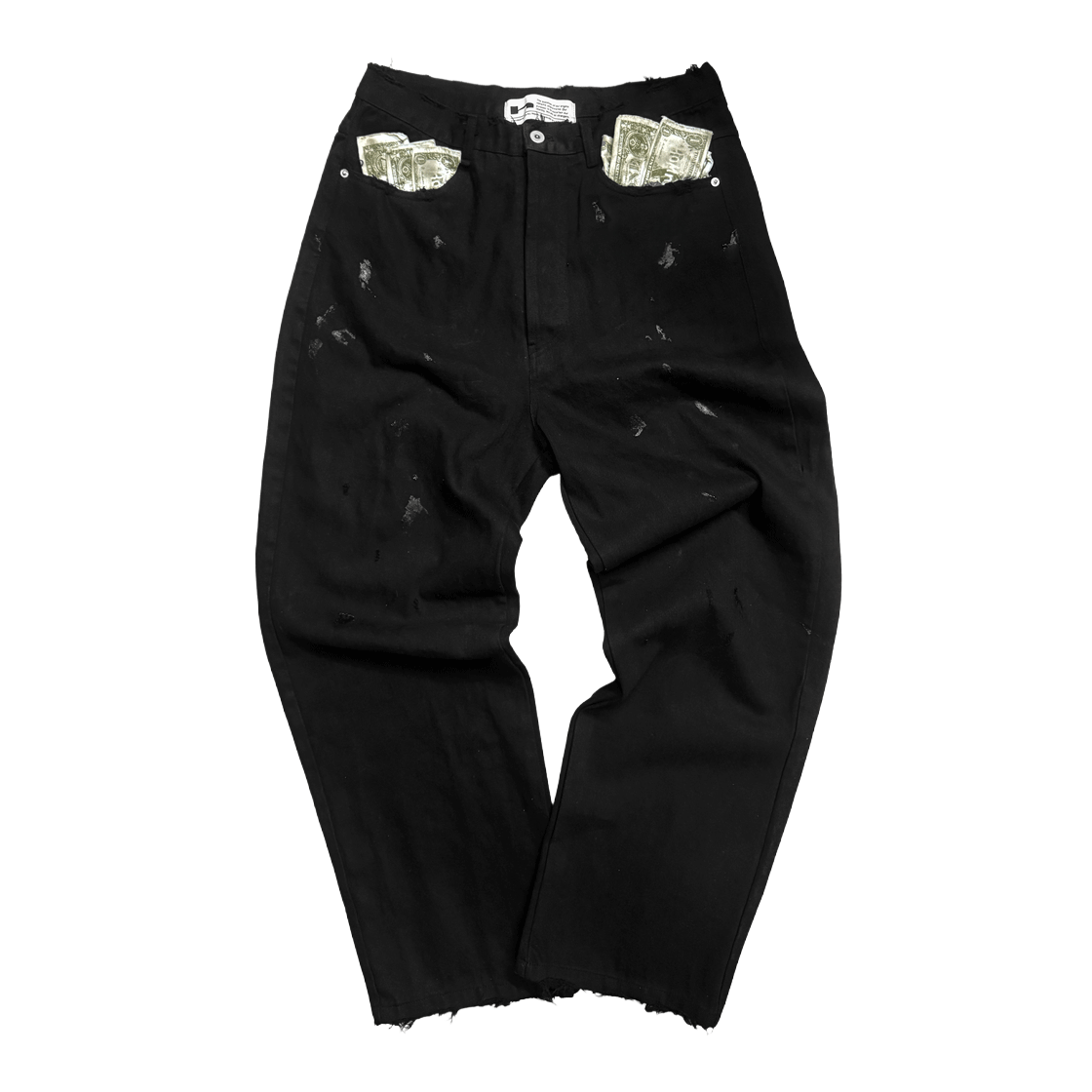 HBPP_BK Hommless $13 Bill Pocket Pants Black