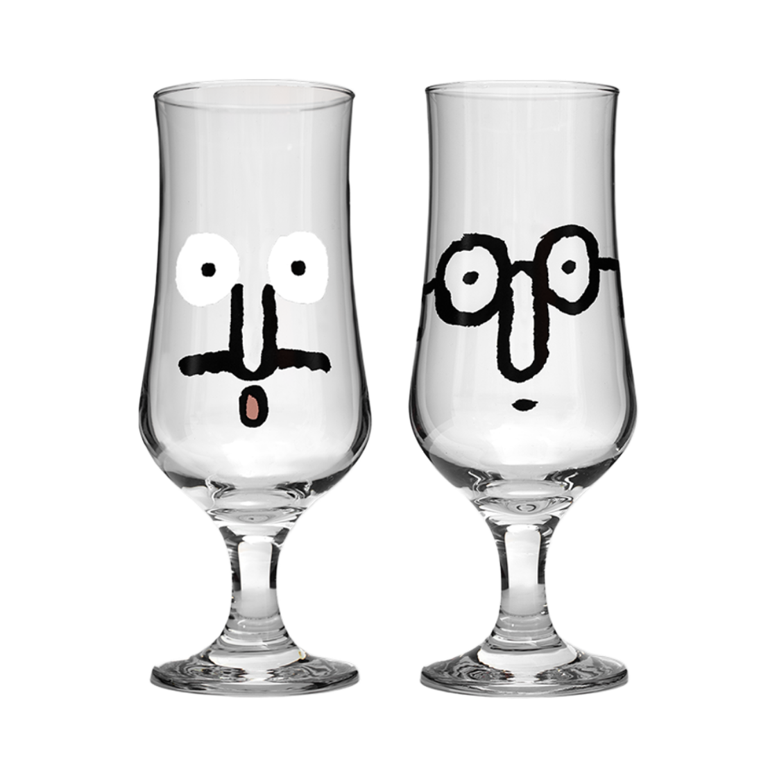 누누 튤립 글라스 세트 385ml (2개 세트)(NOUNOU Tulip Glass Set 385ml (Set of 2)) - 1